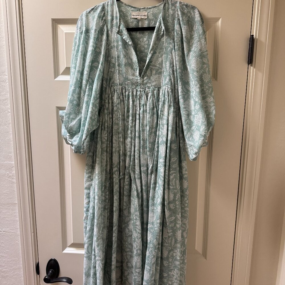 Daughters of India Kyra Midi Dress ~ Jade